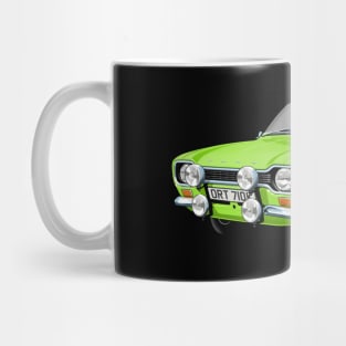 Mk 1 Ford Escort Mexico in green Mug